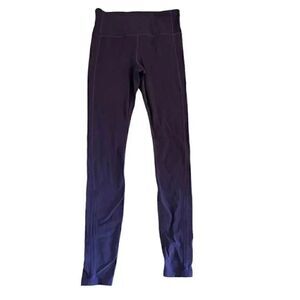 Athleta  Purple Lycra Yoga Running Sporty Athletic Leggings Pants SZ M # 1152